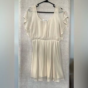 NWT Cream Babydoll Dress